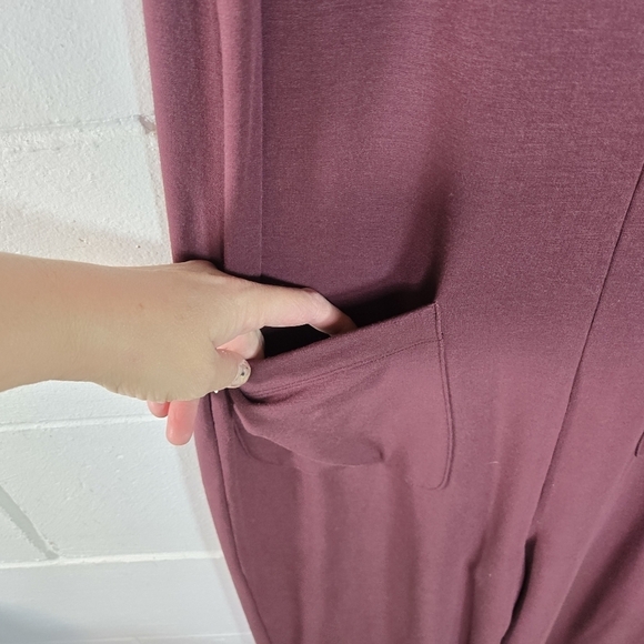 Madewell MWL superbrushed pull on wide leg jumpsuit - Picture 9 of 10